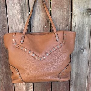 Rebecca Minkoff Rose Tote With Biker Studs in Almond
